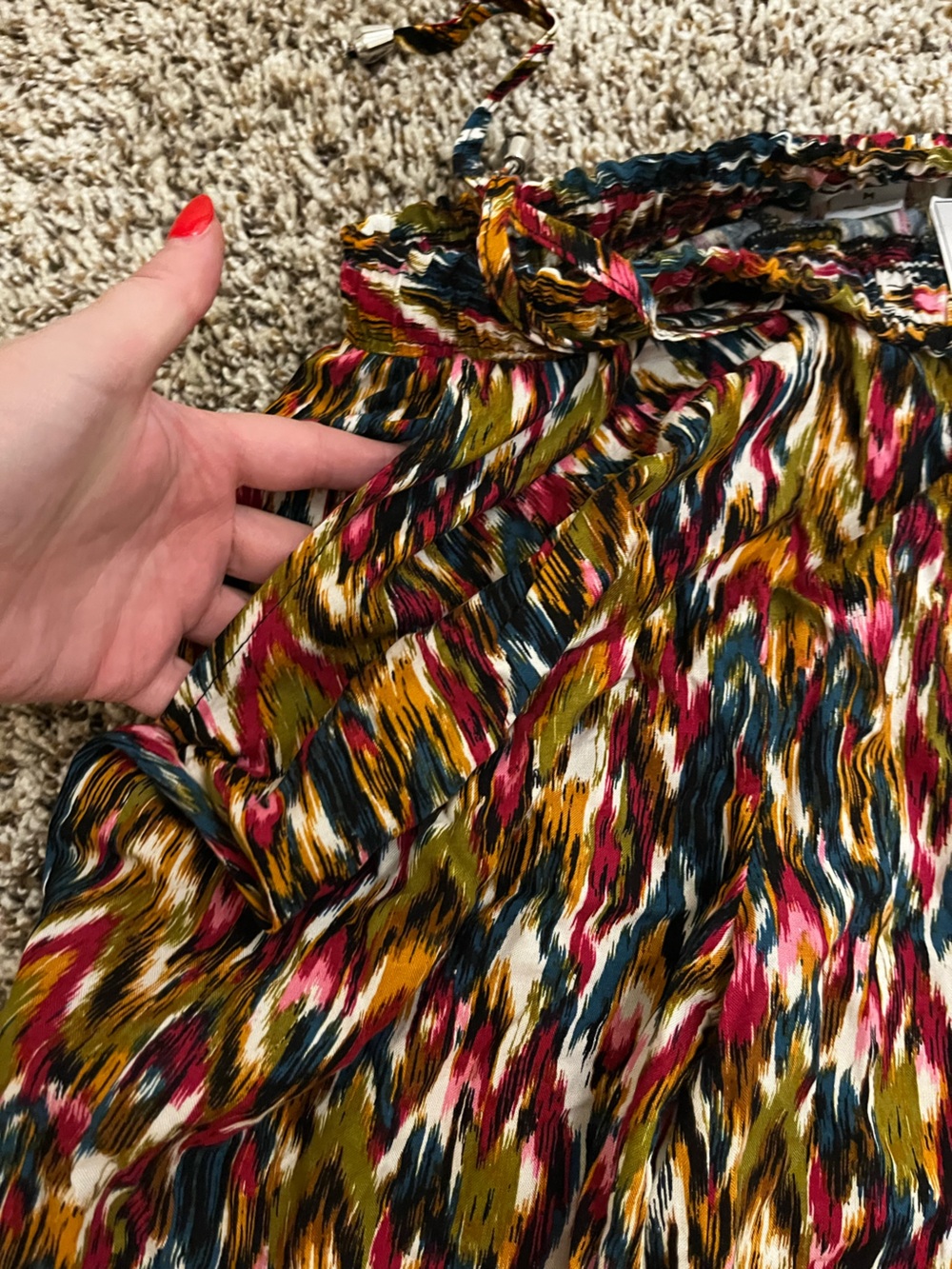 Multi color pattern pants - Picture 4 of 4